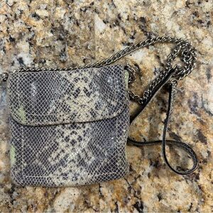 Banana Republic Snake Skin Crossbody Mini Bag